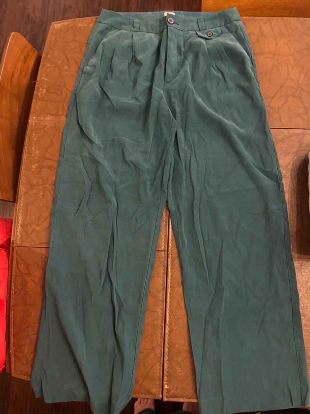 a new day Teal Wide-Leg Women's Trousers